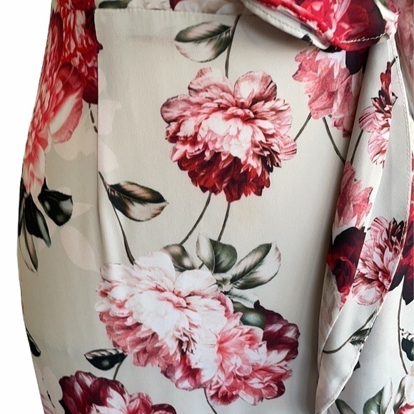 ♥️fame and Partners♥️ Hilo Ruffle V-Neck Dress - Floral size-4 - Picture 5 of 8